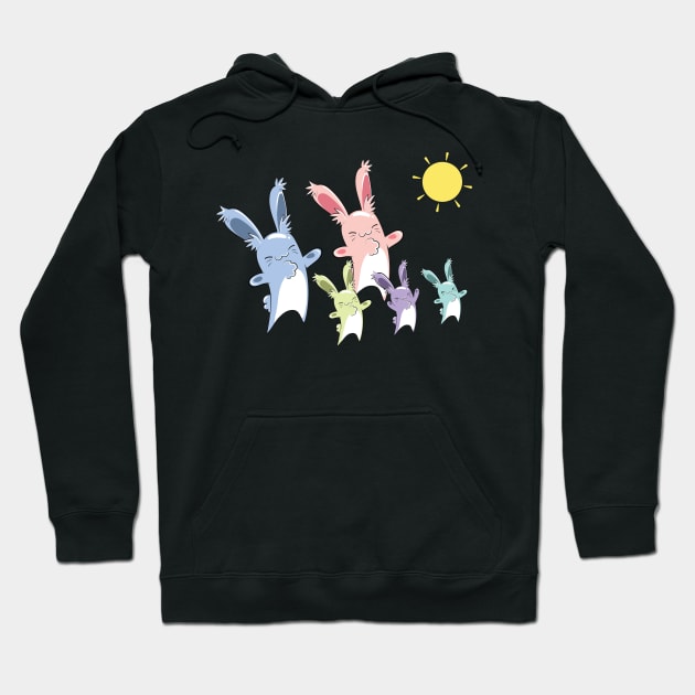 Bunny Family Hoodie by Anicue